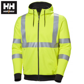 Hoodtröja HH Varsel helzip HI VIS her